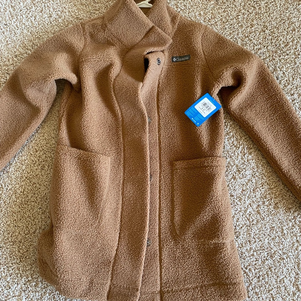 Women’s Columbia Panorama long jacket size Small color: Elk